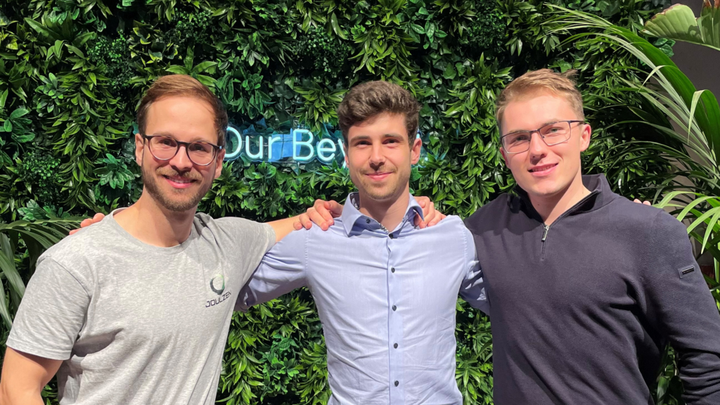 Die Gründer von Joulzen: Sebastian Rigger, Florian Schellnast und Christoph Markler.